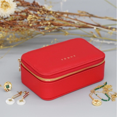 Boîte à Bijoux Pique - Grainé - Avec Miroir - AX003G