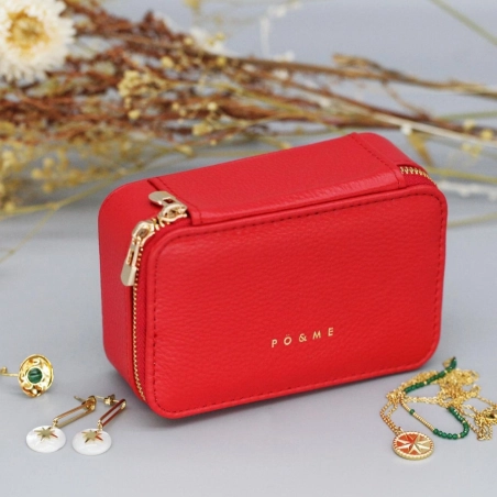 Boîte à Bijoux Pique - Grainé - Avec Miroir - AX003G