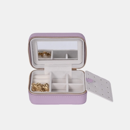 Boîte à Bijoux Pique - Grainé - Avec Miroir - AX003G