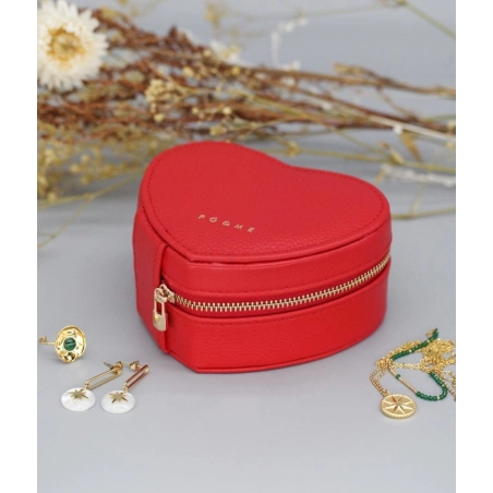 Boîte à bijoux Coeur - Grainé - AX001