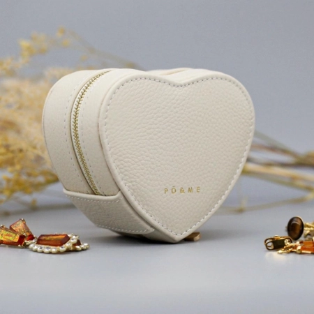 Boîte à bijoux Coeur - Grainé - AX001