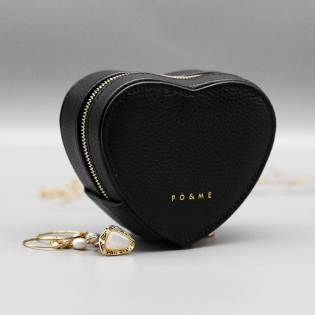 Boîte à bijoux Coeur - Grainé - AX001