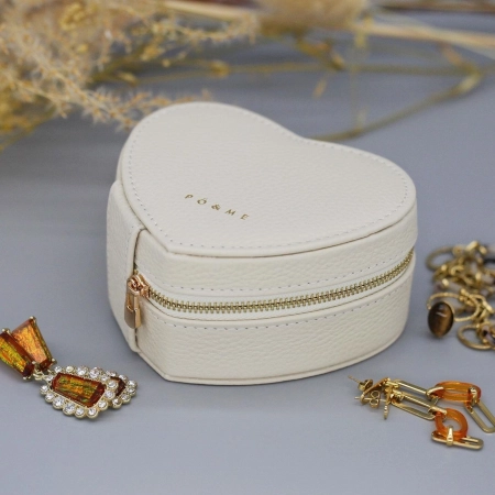 Boîte à bijoux Coeur - Grainé - AX001