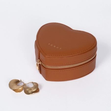 Boîte à bijoux Coeur - Grainé - AX001