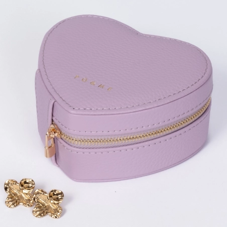 Boîte à bijoux Coeur - Grainé - AX001