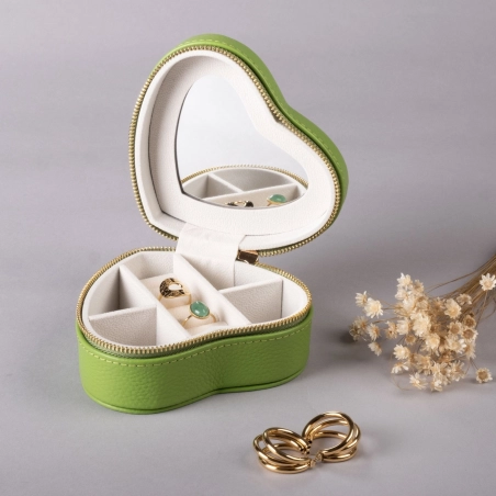 Boîte à bijoux Coeur - Grainé - AX001