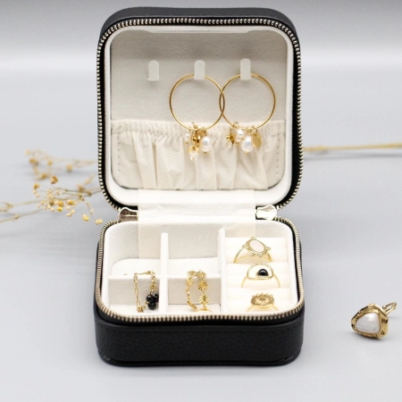 Boîte à Bijoux Carreau - Grainé - AX002